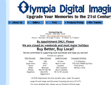 Tablet Screenshot of olympiadigitalimaging.com